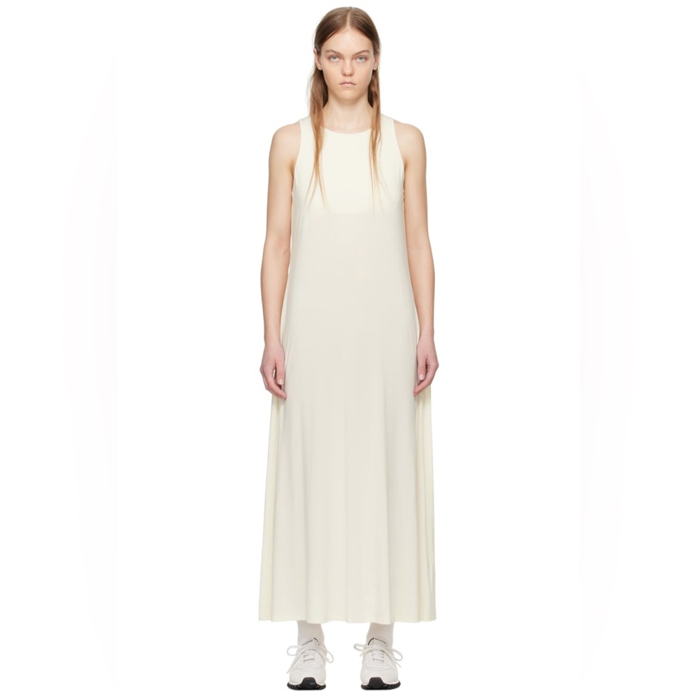 MAX MARA LEISURE Off-White Supremo Midi Dress